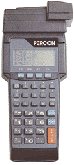 42-000-TG Topgun, 128KB RAM, 34 key, 4 line display. Includes alkaline batteries, 9-pin serial communications cable & standard range scanner. Order cradle, cables & power supply separately. See accessories.