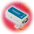 301-1122-01 Wavespeed-S Wireless Bluetooth Serial Adapter, 1 RS-232 serial port, DB-9F connector, Bluetooth 1.1 compliant, Single, Class 2 radio distance: 10 meters, Baud rates: 300 to 115.2kbps, Frequency: 2.4 GHz, LED for device, software and wireless link status, Frequency Hopping Spread Spectrum (FHSS)