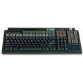 LK8000-BK LK8000 Programmable Keyboard (122-Key, Qwerty, Touchpad, PS/2, Mech. Key Lock and Wedge Interface) - Color: Black
