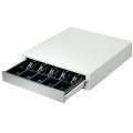 226-112151411-04 This part is replaced by ADV112B1141104. Heritage 200, Heritage Cash Drawer (Painted Front-No Slots, 15 inch, Standard Tray, Multi-Serial, Randomly Keyed Lock and Bell) - Color: Black