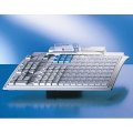 90319-000-0800 MC128 KEYBOARD 1&2+3 TRACK MSR MC 128 Programmable POS Keyboard (Compact, 128-Key, Row and Column, PS-2 Cable and 3 Track MSR) - Color: White