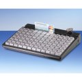 MCI84MU MCI 84 Programmable POS Keyboard (Compact, 84-Key, Row and Column, USB Cable and 3-Track MSR) - Color: White Keyboard - 84 keys - Cable - PS/2;USB - White